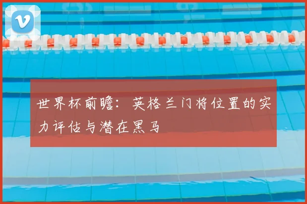 世界杯前瞻：英格兰门将位置的实力评估与潜在黑马
